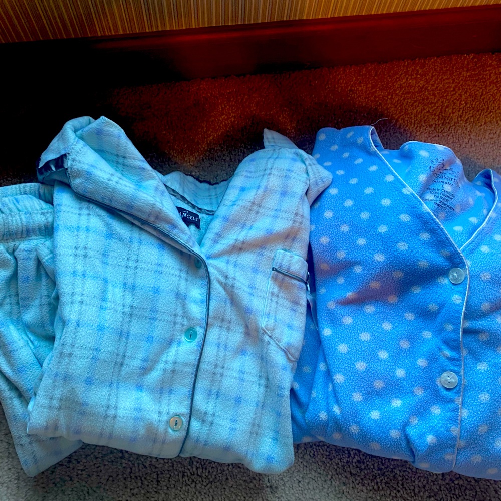 Two Pairs of Fleece Pajamas